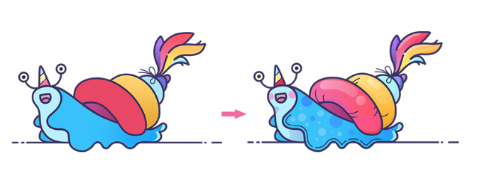 教你如何制作一个彩色的可爱小蜗牛23.png