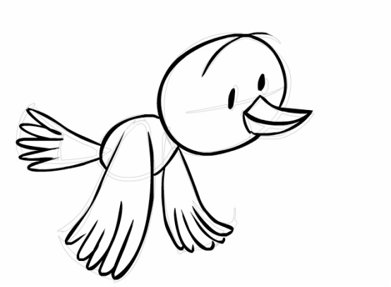 初学者动画制作教程：如何制作飞鸟动画