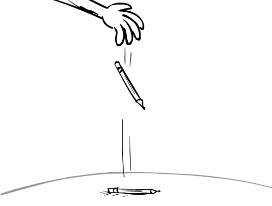 初学者动画制作教程：物体落下时的动画形状与重量