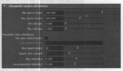 Maya特效菜单创建烟火(Create Fireworks)指令详解教程