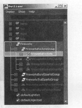 Maya特效菜单创建烟火(Create Fireworks)指令详解教程