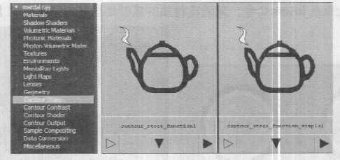 mental ray轮廓(Contour)使用教程