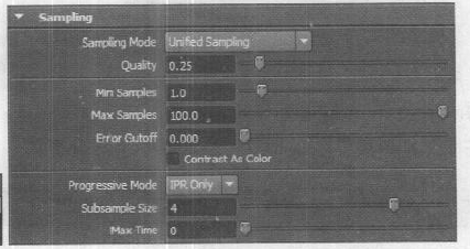 mental ray质量(Quality)指令详解教程（一）