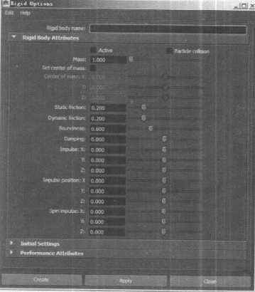 Maya中Soft/Rigid Bodies (柔体/刚体)菜单参数详解教程（一）