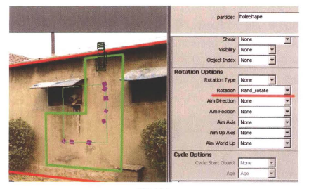 在maya中制作机枪打墙的特效（三）之孔洞制作