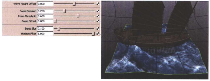 如何制作逼真海洋特效①之调整波纹、材质与灯光