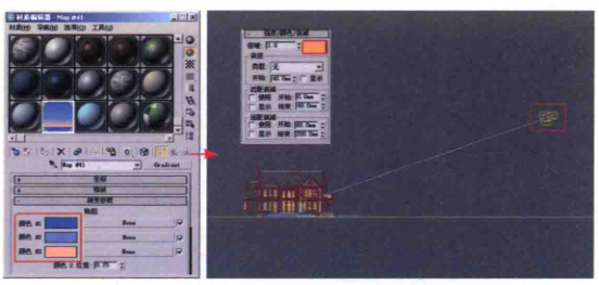 VRay光照系统的使用及参数设置（二）目标平行光、VRay环境光