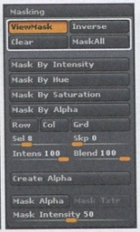ZBrush入门教程之Mask遮罩（一）基本概念与使用