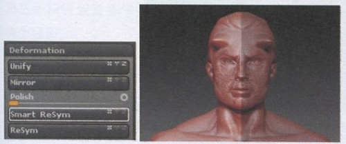 ZBrush入门教程之Mask遮罩（二）智能对称使用