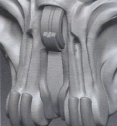 zbrush笔刷工作流程：铁血战士面具（五）锐利边缘制作与纹理添加
