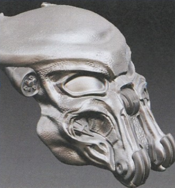 zbrush笔刷工作流程：铁血战士面具（九）指定面具材料