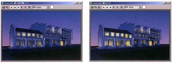 建筑室外表现之夜景灯光设置（四）