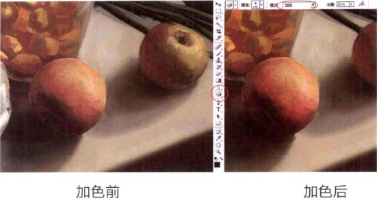 Photoshop的传统画法（四）静物之水果蔬菜②