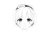 二次元頭像繪畫步驟