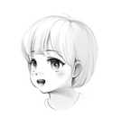 動漫頭像繪畫步驟