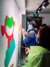 超有意思！上海火星时代老师带领学员创意涂鸦
