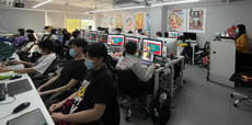 火星時代廣州校區2011遊戲原畫新年派發禮物