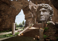 場景教程《大衛遺跡》製作分享