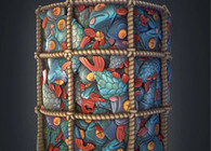 如何在ZBrush和Substance 3D中製作風格化的漁網材質？