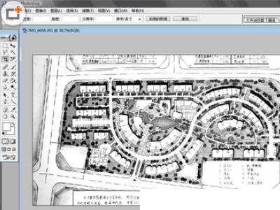 ps如何编辑一个学校平面图