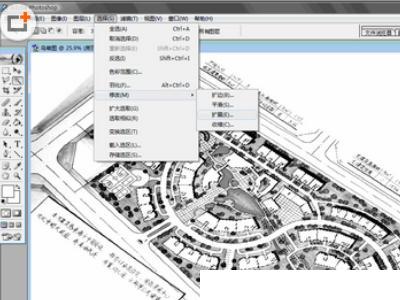 ps如何编辑一个学校平面图