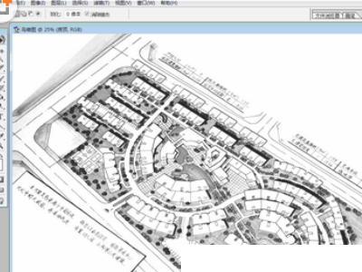 ps如何编辑一个学校平面图