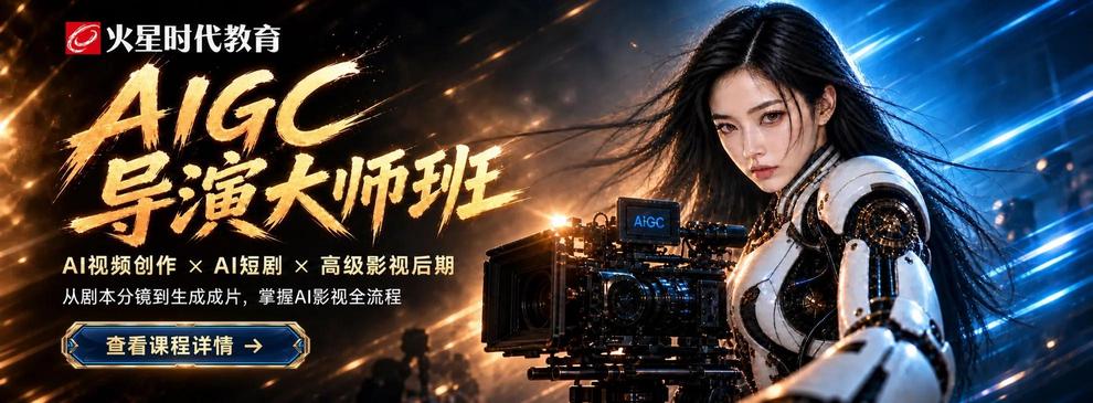 AIGC 导演大师班｜火星时代教育