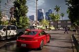 粉絲使用虛幻5引擎自制《GTA6》街道演示
