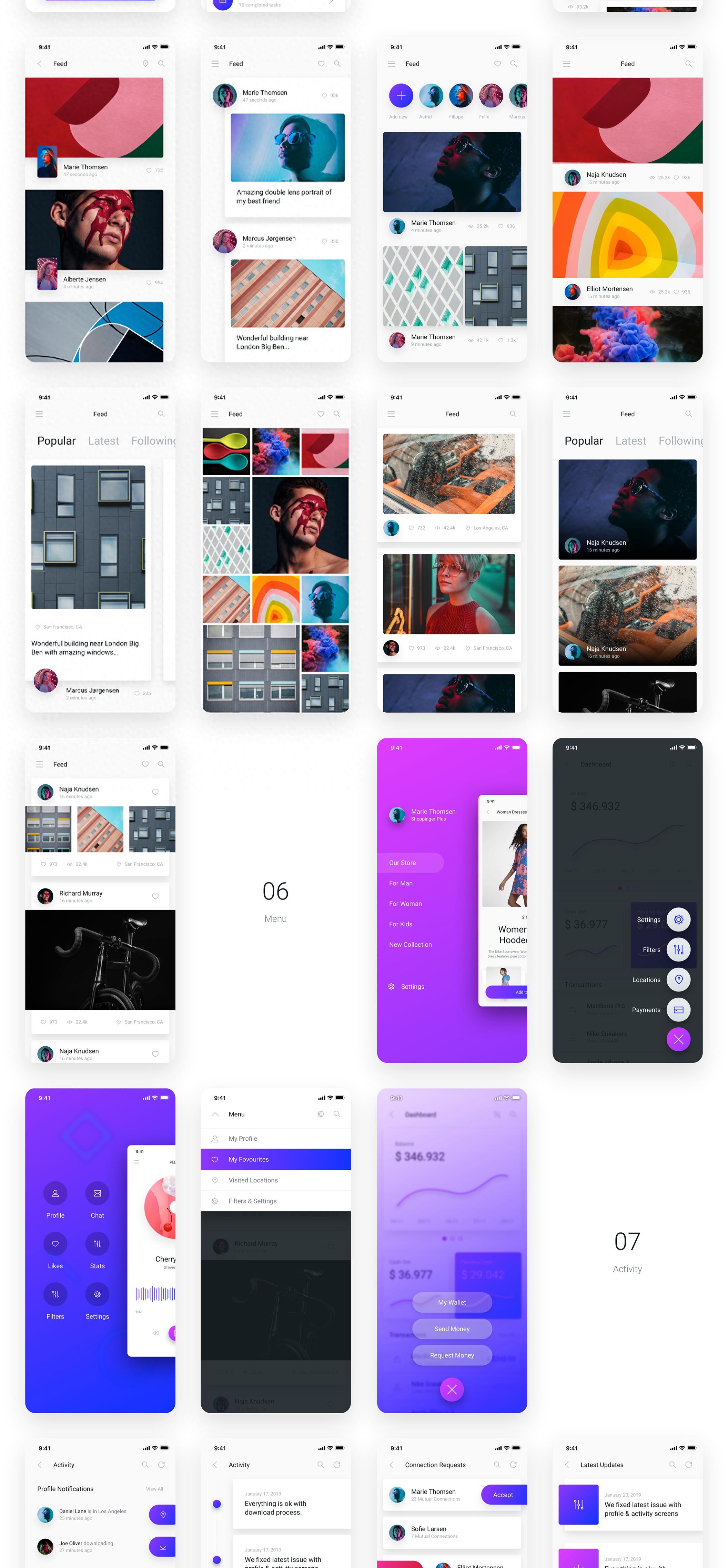 看看這款運動品牌APP UI界面設(shè)計作品，打開你的創(chuàng)意思維