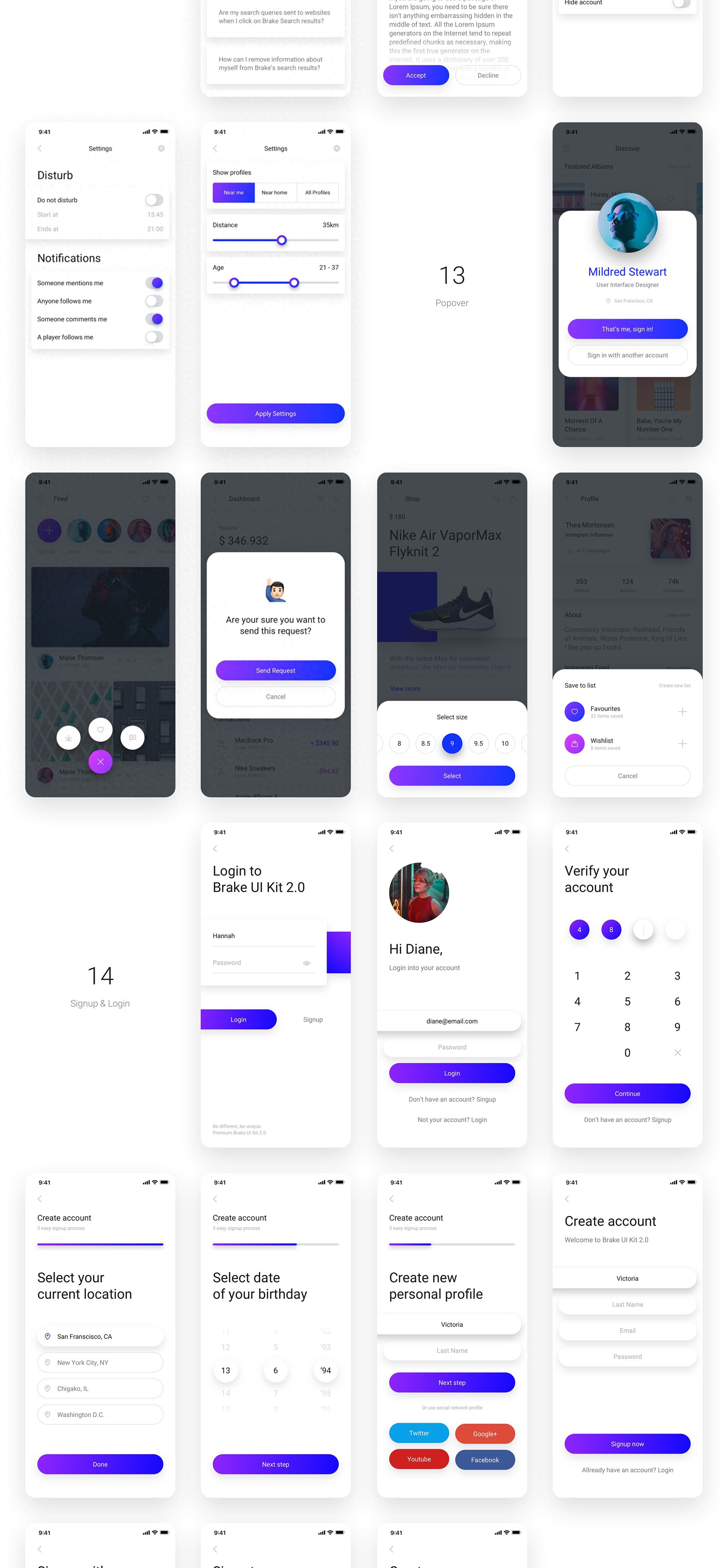 看看這款運動品牌APP UI界面設(shè)計作品，打開你的創(chuàng)意思維