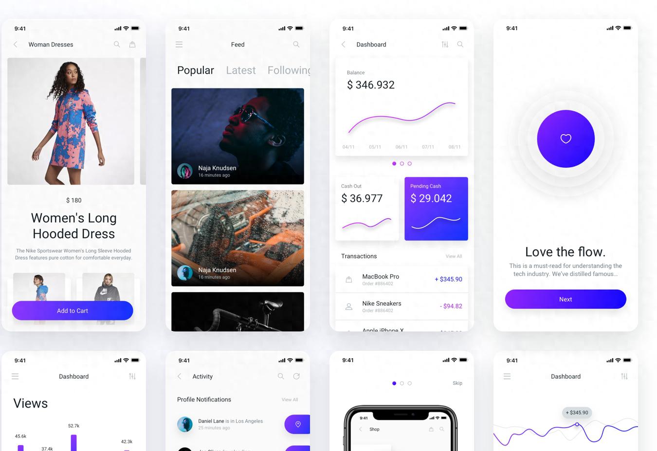 看看這款運動品牌APP UI界面設(shè)計作品，打開你的創(chuàng)意思維
