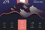 ui界面扁平化天氣界面設(shè)計，讓你的設(shè)計更清爽!