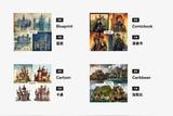 ai绘画MIdjourner关键词风格/材质/质感/品质/光线/构图/情绪