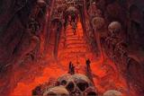midjourney绘画下的暗黑风格，看似无厘头的内容出品甚佳，死灵