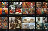 AI绘画提示词资源库Midlibrary:4000种各式绘画风格