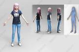 用真人模型制作3D虛擬人物，豈不是更真實?