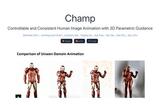 Champ - 基于3D的人物圖片轉(zhuǎn)視頻動畫模型