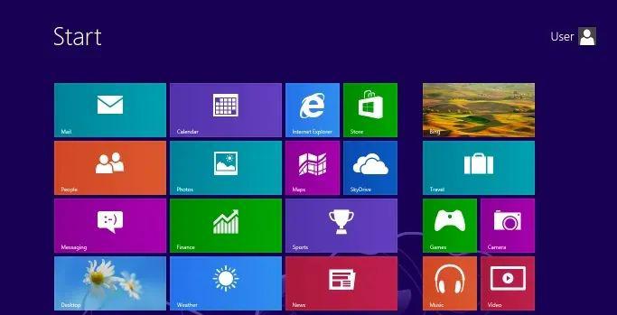 Windows 8 开始菜单