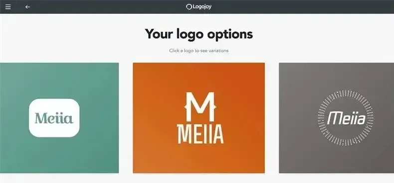 Logojoy设计图标