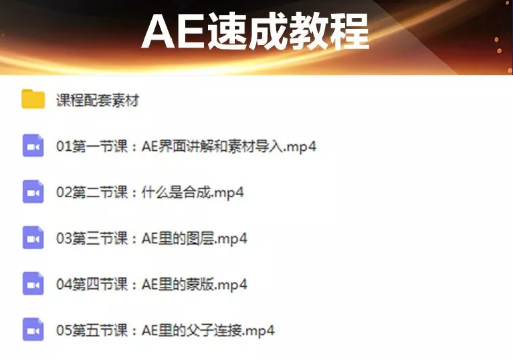 AE+PR教程