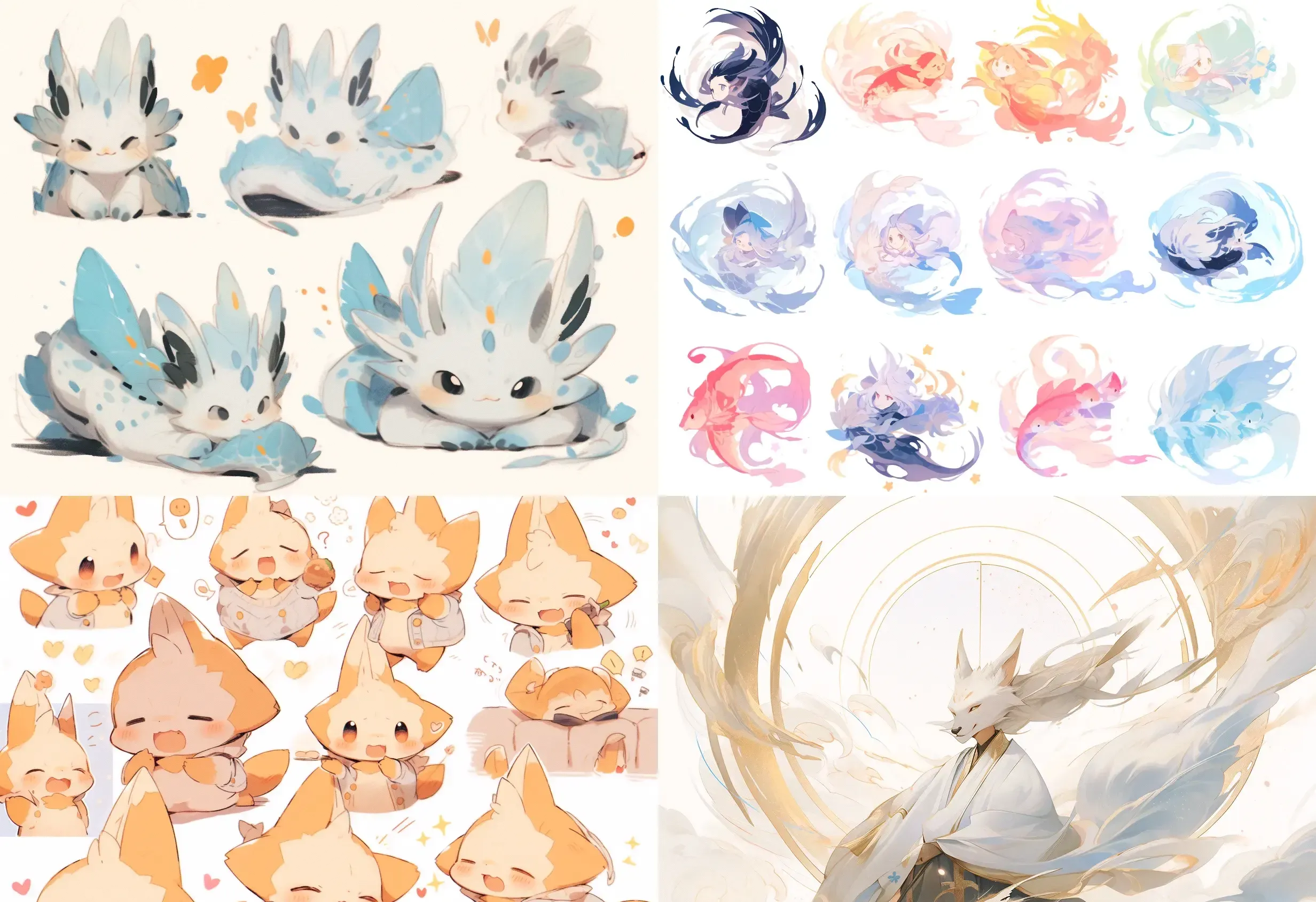 2D painting of minimalist lines