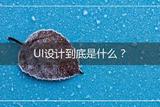 UI设计越来越受欢迎，了解一下UI设计到底是什么?