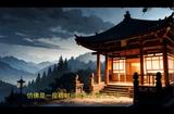 山间古寺寓言：灵心寺中的神秘僧人和蓝风之谜