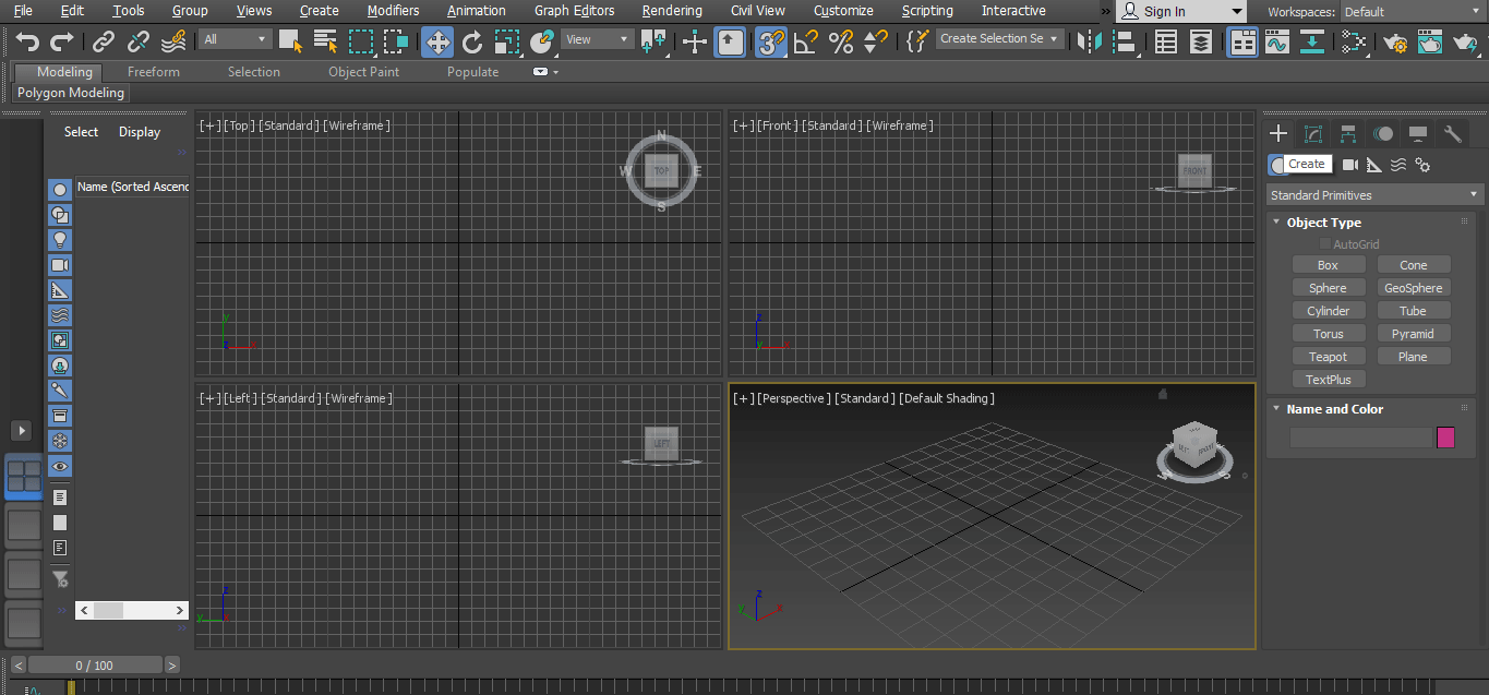 3ds Max 视口示例