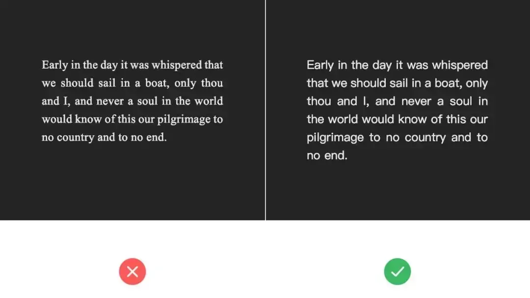 文字字体示例图