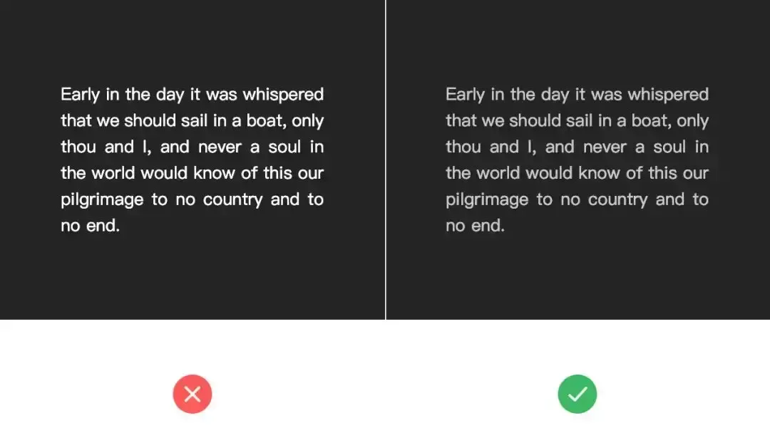 文字颜色示例图