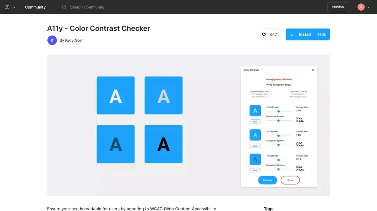 Color Contrast Checker
