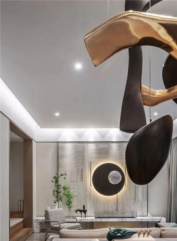 客廳燈光洗墻效果圖