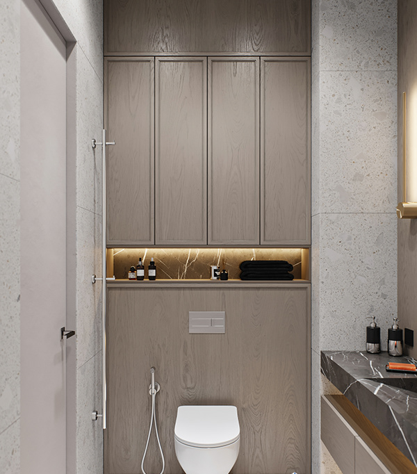 衛(wèi)生間燈光示意圖