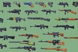想制作2D射擊游戲？嘗試畫像素槍械！